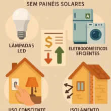 Como reduzir a conta de luz sem instalar painéis solares