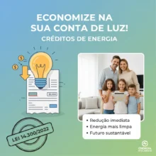 Benefício do desconto na conta de luz